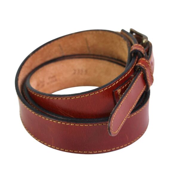 Danbury BROWN GENUINE LEATHER 1 1/8"Wd CASUAL DRESS MEN'S BELT Size 38 (*49 - Picture 5 of 13